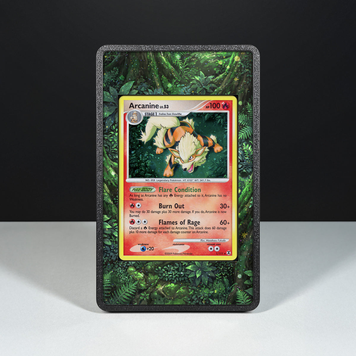 Arkani Lv.53 1/111 – Hülle mit erweitertem Artwork für Pokémon-Karten