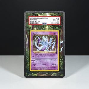 Mewtwo 12 – Case mit erweitertem Artwork für bewertete Karten