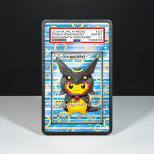 Poncho-Pikachu 231/XY-P – Hülle mit erweitertem Artwork für bewertete Karten