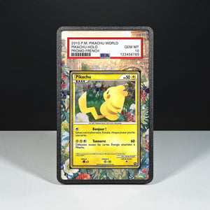 Pikachu PW (Französisch) – Hülle mit erweitertem Artwork für bewertete Karten