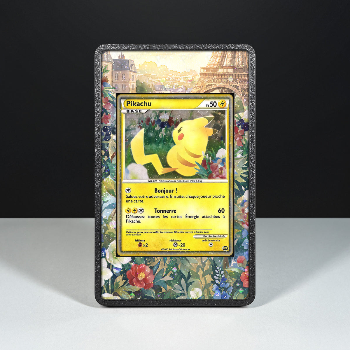 Pikachu PW (Französisch) - Hülle mit erweitertem Artwork für Pokémon-Karten