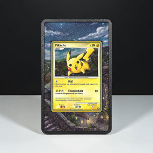 Pikachu PW (Portugiesisch) – Hülle mit erweitertem Artwork für Pokémon-Karten