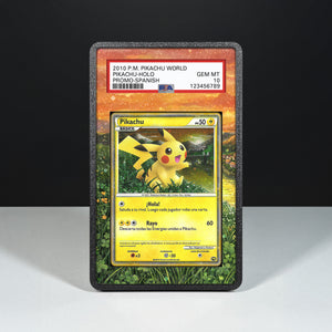 Pikachu PW (Spanisch) - Hülle mit erweitertem Artwork für bewertete Karten