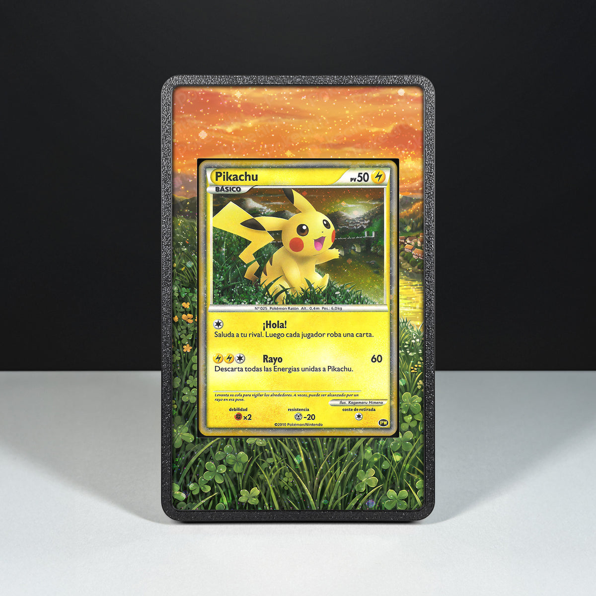 Pikachu PW (Spanisch) - Hülle mit erweitertem Artwork für Pokémon-Karten