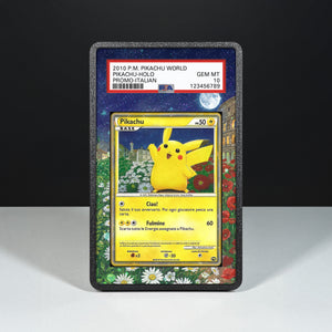 Pikachu PW (Deutsch) - Hülle mit erweitertem Artwork für bewertete Karten