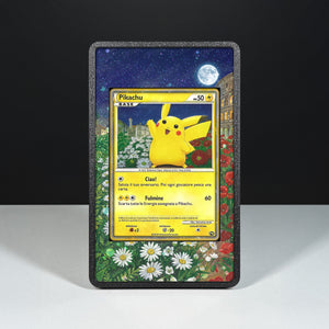 Pikachu PW (Italienisch) - Hülle mit erweitertem Artwork für Pokémon-Karten