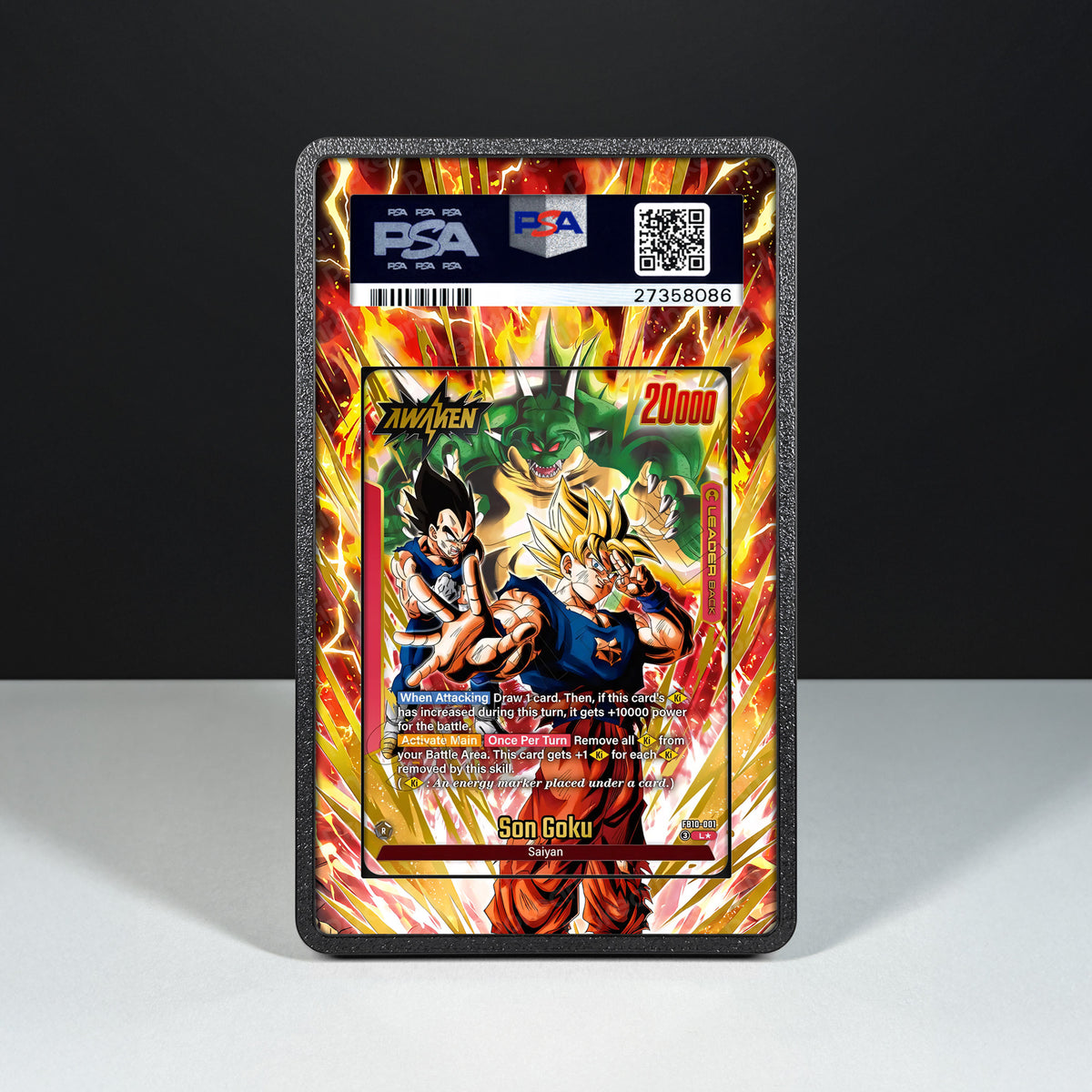 Son Goku FB10-001 - Hülle mit erweitertem Artwork für bewertete Karten