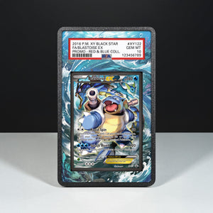 Blastoise EX XY122 - Graded Card Extended Artwork Display Case - Display Case Extended Artwork Pokearth