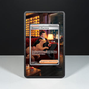 Carisma di Giovanni 204/165 - Custodia con Artwork Esteso per Carte Pokémon - Display Case Extended Artwork Pokearth