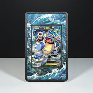 Blastoise EX XY122 - Custodia con Artwork Esteso per Carte Pokémon - Display Case Extended Artwork Pokearth