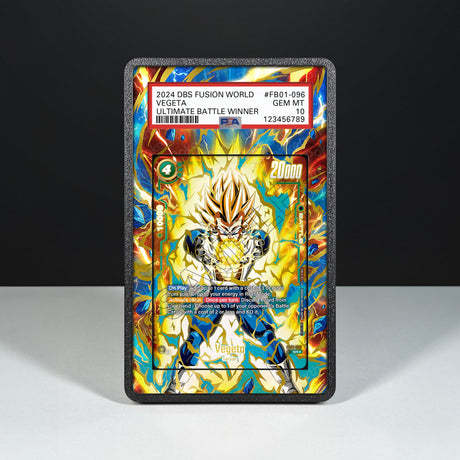 Vegeta FB01-096 - Graded Card Extended Artwork Display Case - Display Case Extended Artwork Pokearth