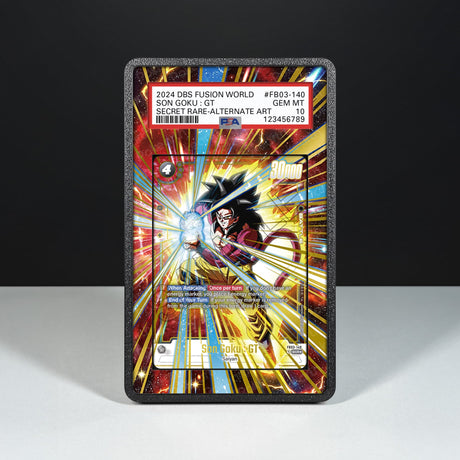 Son Goku : GT FB03-140 - Graded Card Extended Artwork Display Case - Display Case Extended Artwork Pokearth