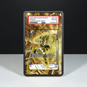 Vegeta FP-007 - Graded Card Extended Artwork Display Case - Display Case Extended Artwork Pokearth