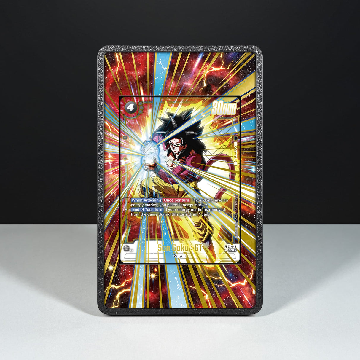 Son Goku : GT FB03-140 - Custodia con Artwork Esteso per Carte Dragon Ball - Display Case Extended Artwork Pokearth