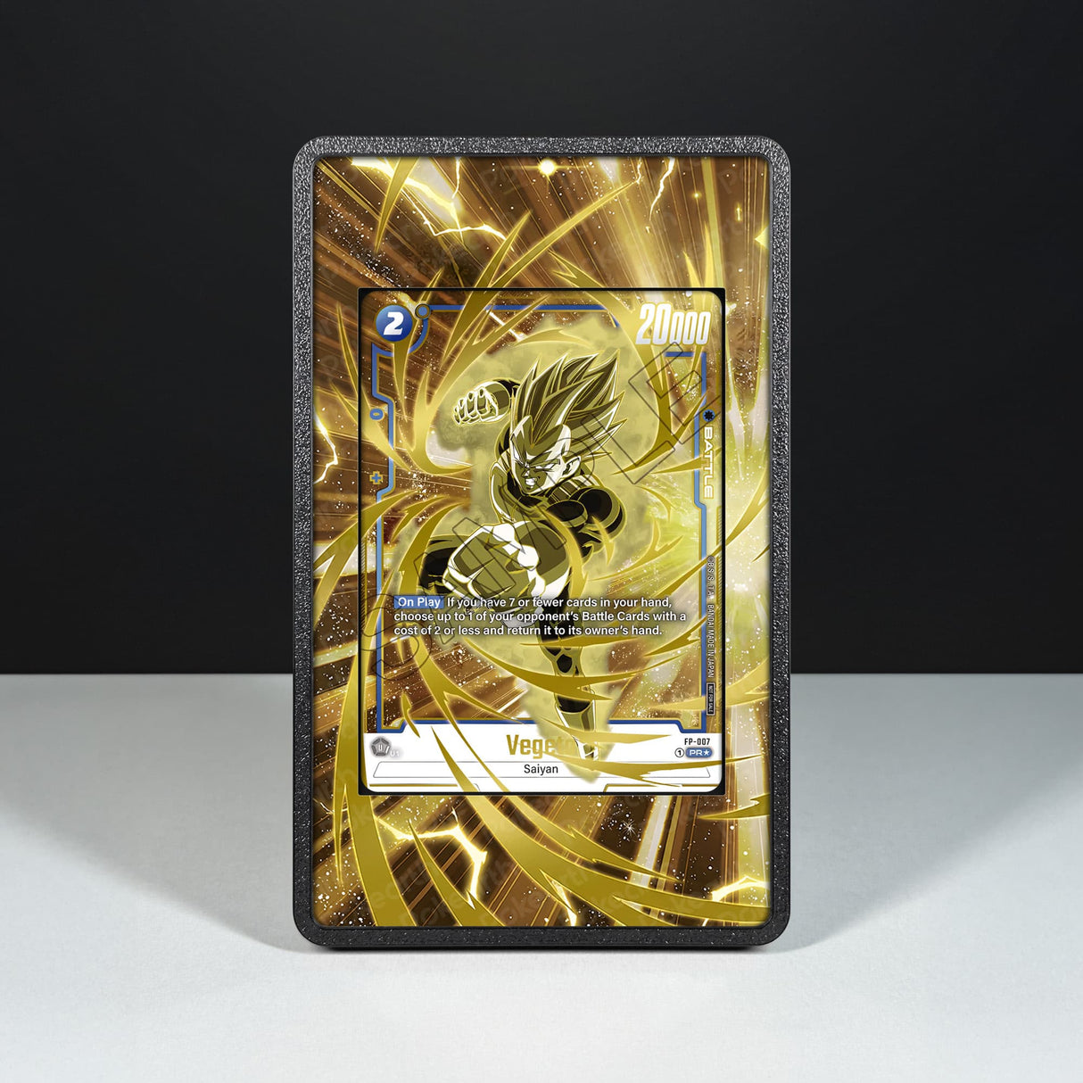 Vegeta FP-007 - Custodia con Artwork Esteso per Carte Dragon Ball - Display Case Extended Artwork Pokearth