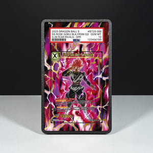SS Rosé Goku Black, Fearsome God BT29-088 - Graded Card Extended Artwork Display Case - Display Case Extended Artwork Pokearth