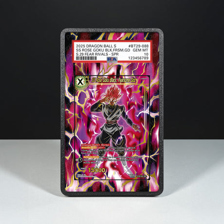 SS Rosé Goku Black, Fearsome God BT29-088 - Graded Card Extended Artwork Display Case - Display Case Extended Artwork Pokearth