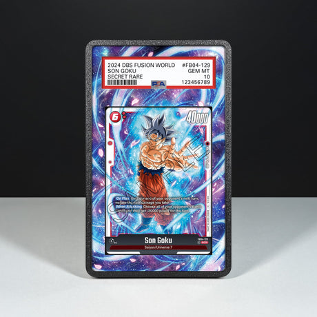 Son Goku FB04-129 - Graded Card Extended Artwork Display Case - Display Case Extended Artwork Pokearth