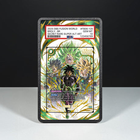 Broly : BR FB06-120 - Graded Card Extended Artwork Display Case - Display Case Extended Artwork Pokearth