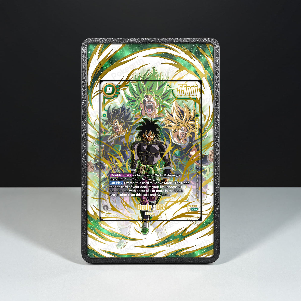 Broly : BR FB06-120 - Custodia con Artwork Esteso per Carte Dragon Ball - Display Case Extended Artwork Pokearth