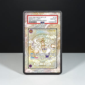 Monkey D. Luffy OP05-119 - Custodia con Artwork Esteso per Carte Gradate - Display Case Extended Artwork Pokearth