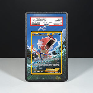 Gyarados EX 123/122 - Graded Card Extended Artwork Display Case - Display Case Extended Artwork Pokearth