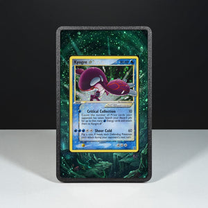 Kyogre 112/113 Gold Star - Custodia con Artwork Esteso per Carte Pokémon - Display Case Extended Artwork Pokearth