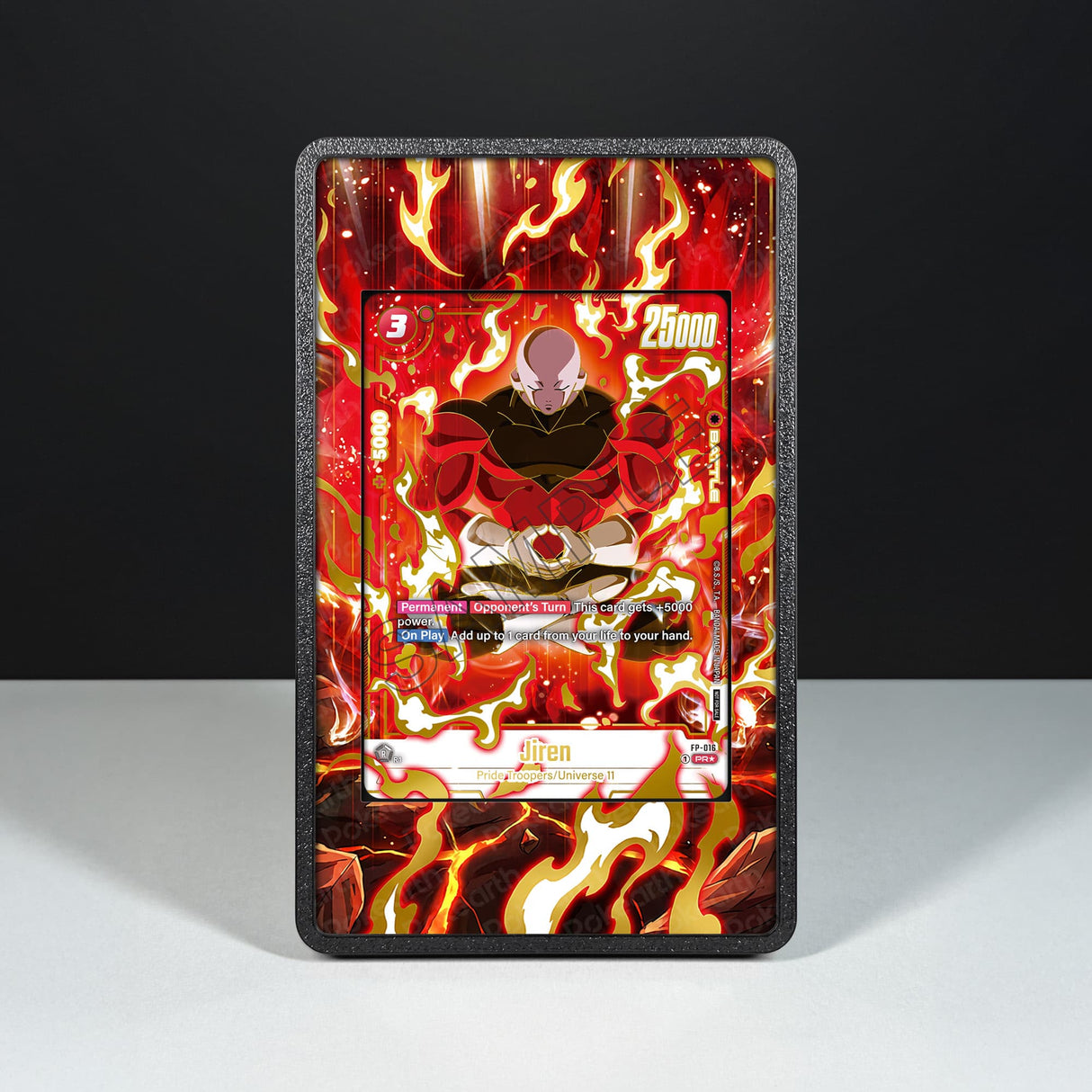 Jiren FP-016 - Custodia con Artwork Esteso per Carte Dragon Ball - Display Case Extended Artwork Pokearth