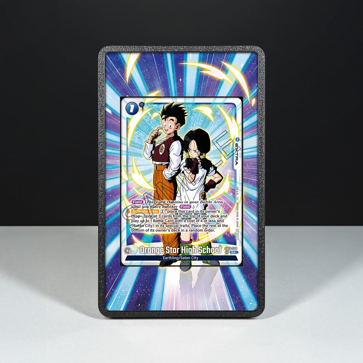 Orange Star High School FB03-050 - Custodia con Artwork Esteso per Carte Dragon Ball - Display Case Extended Artwork Pokearth
