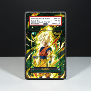 Son Goku FP-008 - Graded Card Extended Artwork Display Case - Display Case Extended Artwork Pokearth
