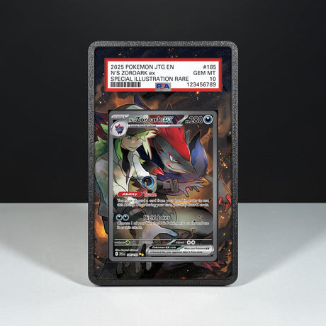 Zoroark ex di N 185/159 - Case con Artwork Esteso per Carte Gradate