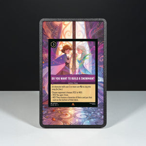 Do You Want To Build a Snowman? 61/204- Disney Lorcana Extended Artwork Display Case - Display Case Extended Artwork Pokearth