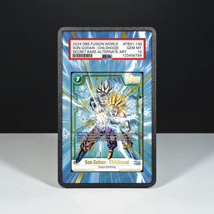 Son Gohan : Childhood FB01-140 - Graded Card Extended Artwork Display Case - Display Case Extended Artwork Pokearth