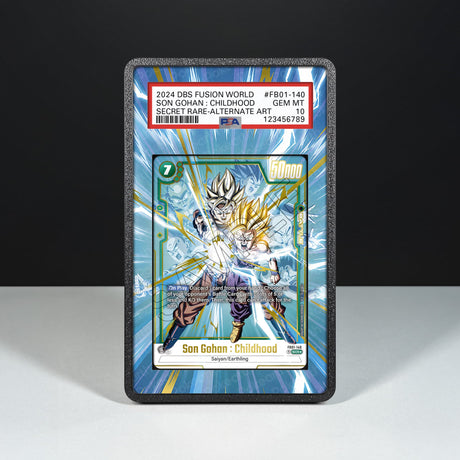 Son Gohan : Childhood FB01-140 - Graded Card Extended Artwork Display Case - Display Case Extended Artwork Pokearth