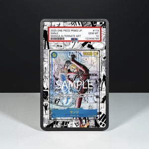 Sanji OP06-119 Manga - Graded Card Extended Artwork Display Case - Display Case Extended Artwork Pokearth
