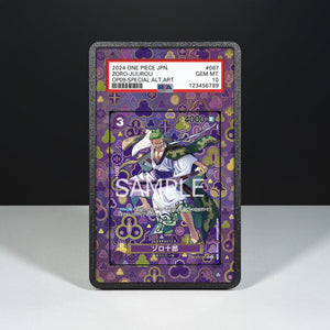 Zoro-Juurou OP05-067 - Graded Card Extended Artwork Display Case - Display Case Extended Artwork Pokearth