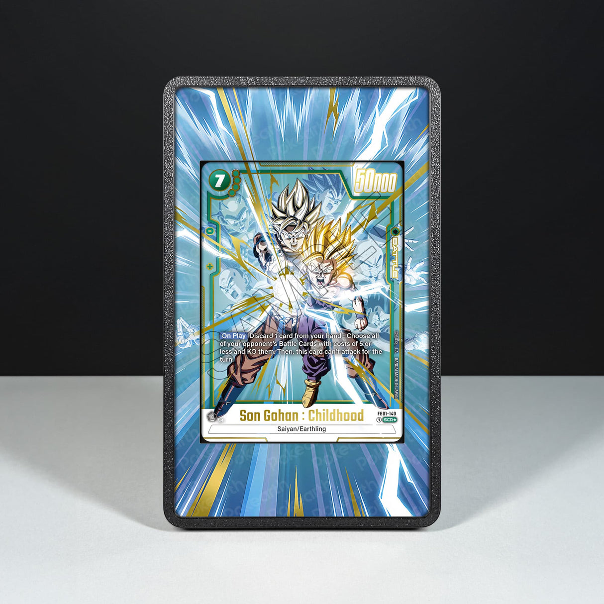 Son Gohan : Childhood FB01-140 - Custodia con Artwork Esteso per Carte Dragon Ball - Display Case Extended Artwork Pokearth