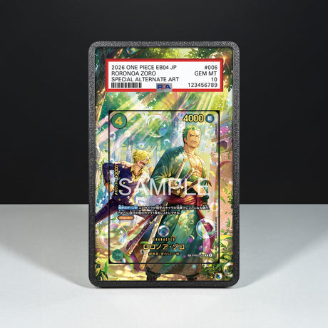 Roronoa Zoro PRB02-006 - Graded Card Extended Artwork Display Case - Display Case Extended Artwork Pokearth