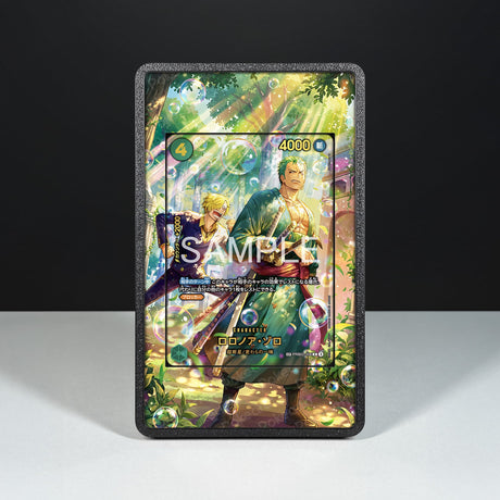 Roronoa Zoro PRB02-006 - Custodia con Artwork Esteso per Carte One Piece - Display Case Extended Artwork Pokearth