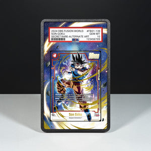 Son Goku FB01-139 - Graded Card Extended Artwork Display Case - Display Case Extended Artwork Pokearth