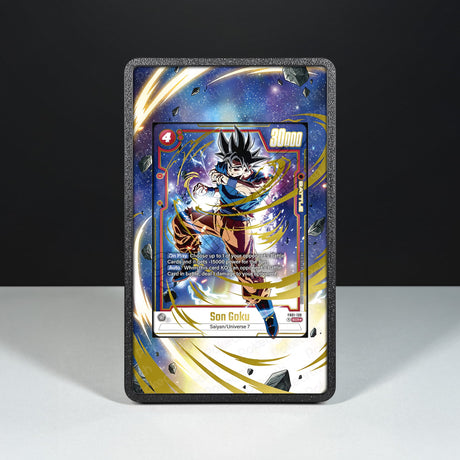Son Goku FB01-139 - Custodia con Artwork Esteso per Carte Dragon Ball - Display Case Extended Artwork Pokearth