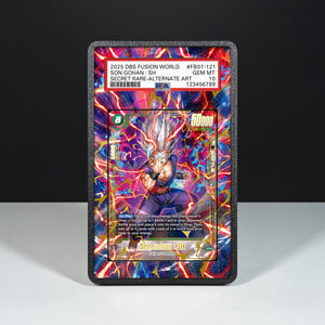 Son Gohan : SH FB07-121 - Graded Card Extended Artwork Display Case - Display Case Extended Artwork Pokearth