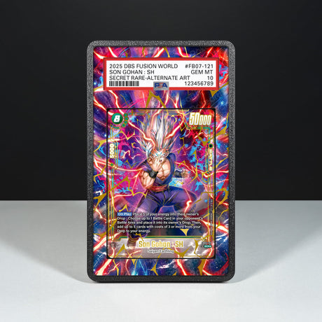 Son Gohan : SH FB07-121 - Graded Card Extended Artwork Display Case - Display Case Extended Artwork Pokearth