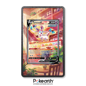 Sylveon V 184/203 - Custodia con Artwork Esteso per Carte Pokémon - Display Case Extended Artwork Pokearth