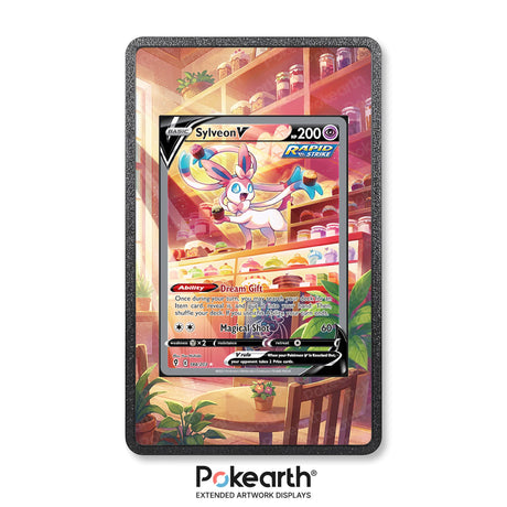 Sylveon V 184/203 - Custodia con Artwork Esteso per Carte Pokémon - Display Case Extended Artwork Pokearth