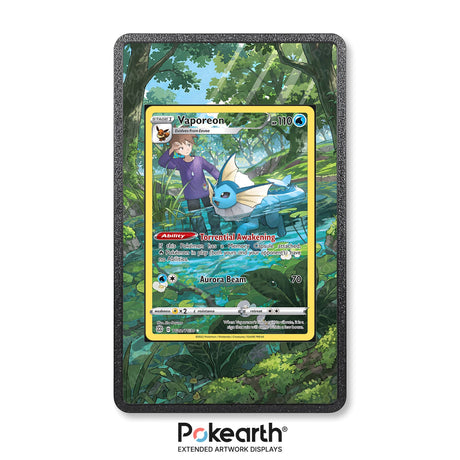 Vaporeon TG02/TG30 - Pokémon Extended Artwork Display Case - Display Case Extended Artwork Pokearth