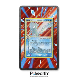 Mew Gold Star Delta Species 101/101 - Custodia con Artwork Esteso per Carte Pokémon - Display Case Extended Artwork Pokearth
