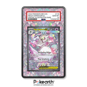 Mega Gardevoir ex 178/132 - Graded Card Extended Artwork Display Case - Display Case Extended Artwork Pokearth