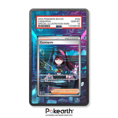 Cassiopeia 094/064 - Graded Card Extended Artwork Display Case - Display Case Extended Artwork Pokearth