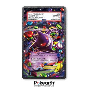 Gengar EX 34/119 - Graded Card Extended Artwork Display Case - Display Case Extended Artwork Pokearth